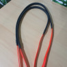 Rênes caoutchouc 2x135cm