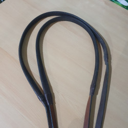 Rênes caoutchouc 2x140cm