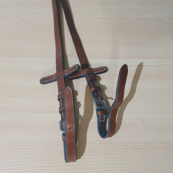 Rênes caoutchouc 2x140cm