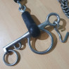Mors pelham caoutchouc 125