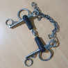 Mors pelham caoutchouc 125