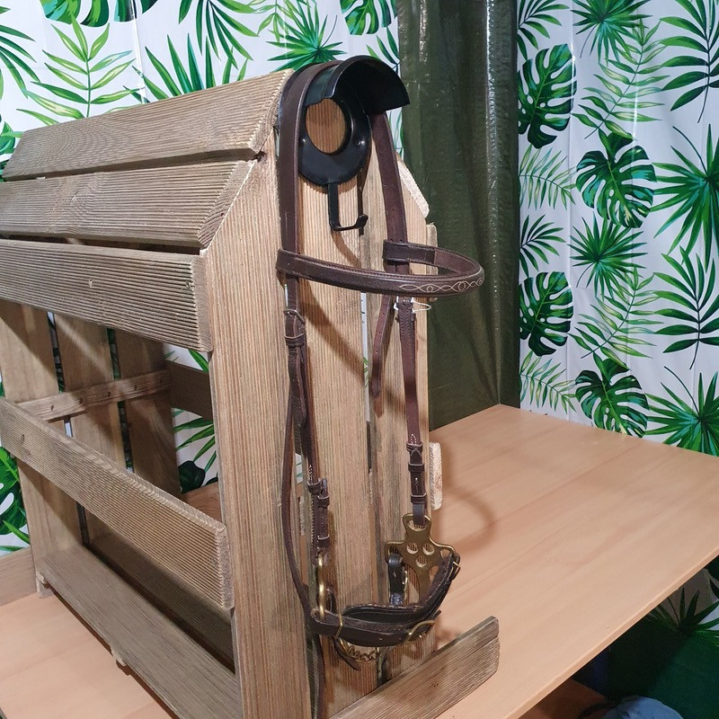 Bridon hackamore cheval Fouganza