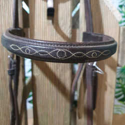 Bridon hackamore cheval Fouganza