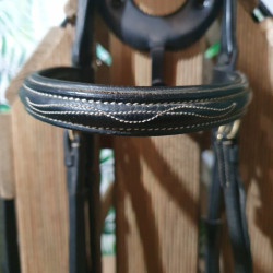 Bridon cheval T de T + collier de chasse