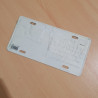Carte postale métallique