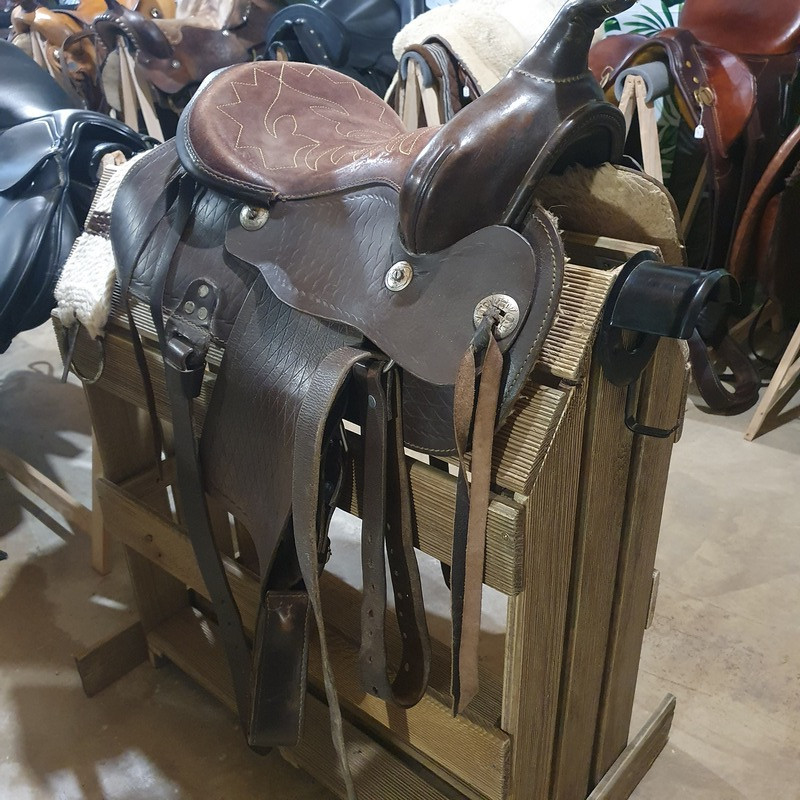 Selle western Poney
